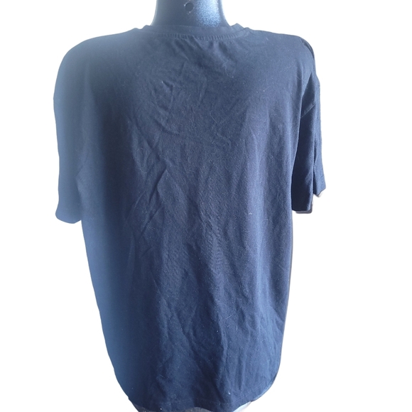 Mens Black Johnny Cash Motif Tshirt XL - Picture 4 of 4